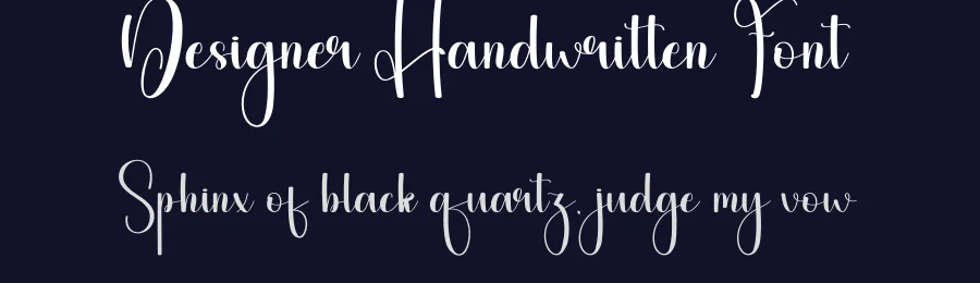 Designer Handwritten Font by andikastudio — Script Handwritten Font — thumbnail 2