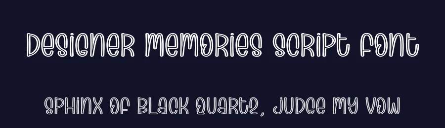 Designer Memories Script Font by andikastudio — Display Font — thumbnail 2