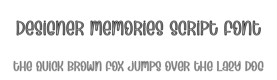 Designer Memories Script Font by andikastudio — Display Font