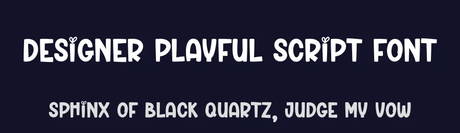 Designer Playful Script Font by creativeletter — Script Handwritten Font — thumbnail 2