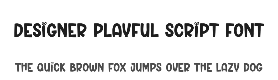 Designer Playful Script Font by creativeletter — Script Handwritten Font