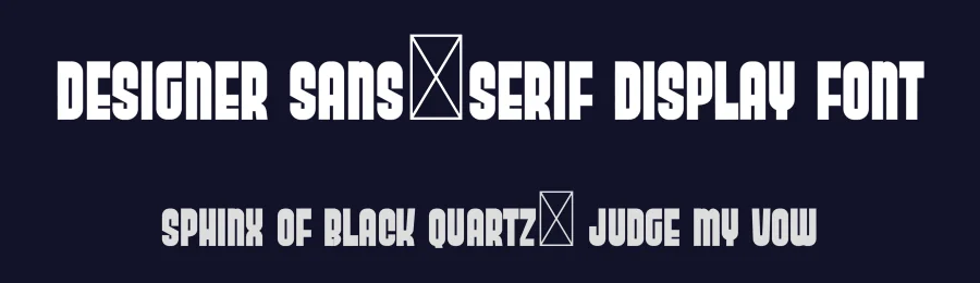Designer Sans-Serif Display Font by freshtypeink — Sans Serif Font — thumbnail 2