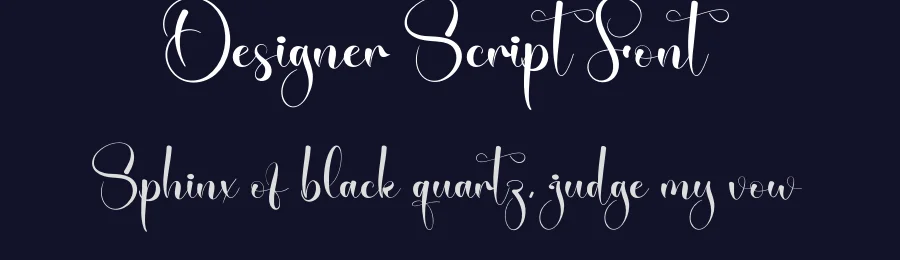 Designer Script Font by creativeletter — Script Handwritten Font — thumbnail 2