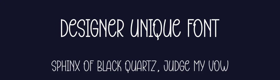 Designer Unique Font by andikastudio — Display Font — thumbnail 2