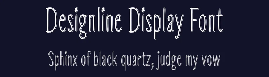 Designline Display Font by andikastudio — Display Font — thumbnail 2