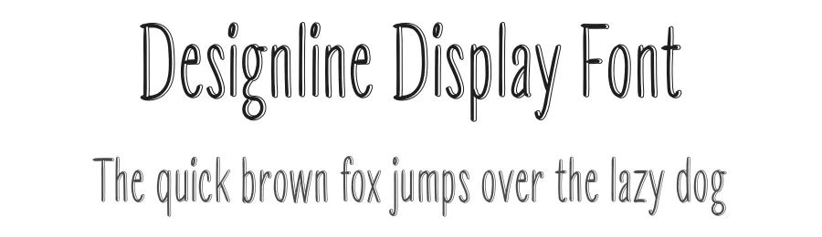 Designline Display Font by andikastudio β Display Font