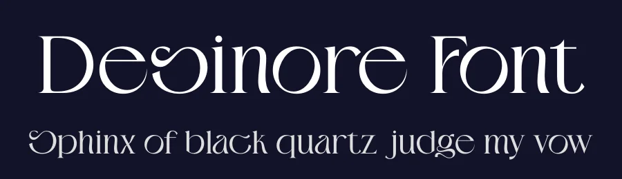 Desinore Font by kangfont Studio — Serif Font — thumbnail 2