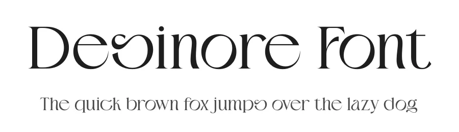 Desinore Font by kangfont Studio — Serif Font