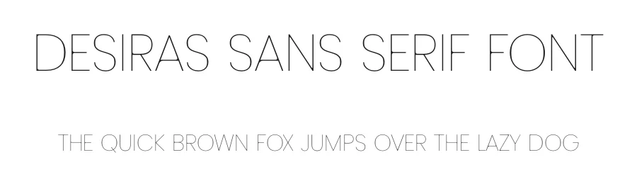 Desiras Sans Serif Font by Robin Campistron — Sans Serif Font