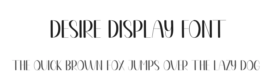 Desire Display Font by creativeletter — Display Font