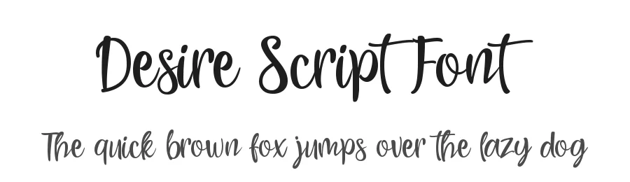 Desire Script Font by 1001fonts β Script Handwritten Font