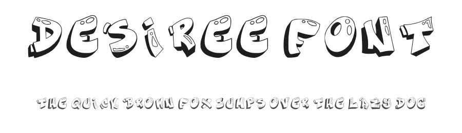 Desiree Font by Desiree Albarran — Display Font