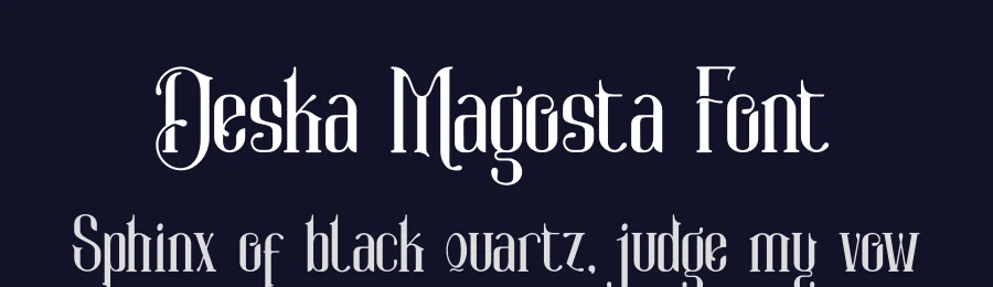 Deska Magosta Font by Rockboy Studio — Serif Font — thumbnail 2