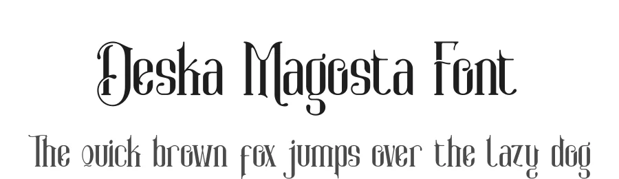 Deska Magosta Font by Rockboy Studio — Serif Font