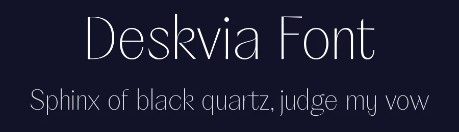 Deskvia Font by Uncarving Nation — Sans Serif Font — thumbnail 2
