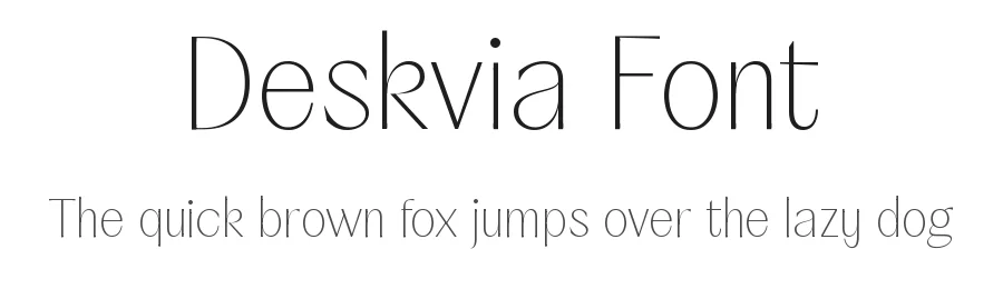 Deskvia Font by Uncarving Nation — Sans Serif Font