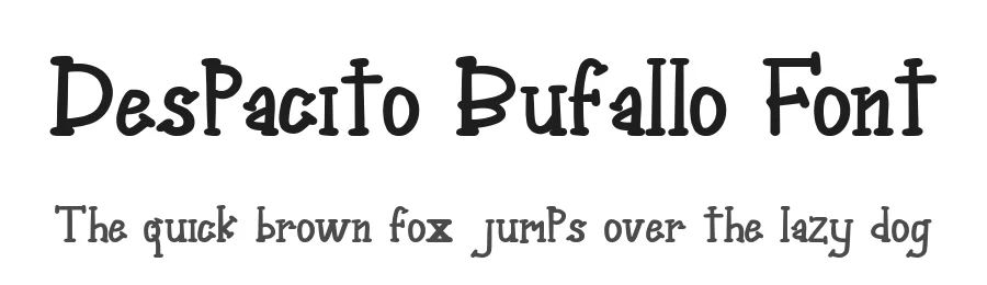Despacito Bufallo Font by Javanicestudio — Display Font