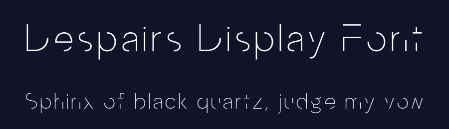 Despairs Display Font by TypeFactory — Display Font — thumbnail 2