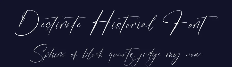 Destinate Historial Font by stylishtype.co — Script Handwritten Font — thumbnail 2