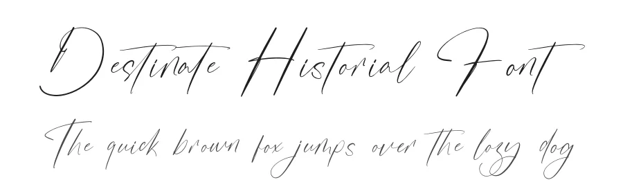 Destinate Historial Font by stylishtype.co — Script Handwritten Font