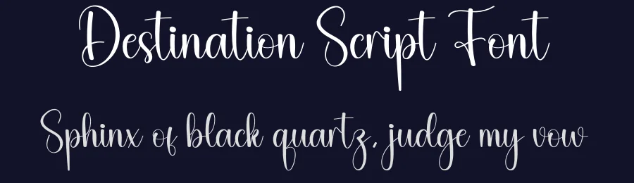Destination Script Font by creativeletter — Script Handwritten Font — thumbnail 2