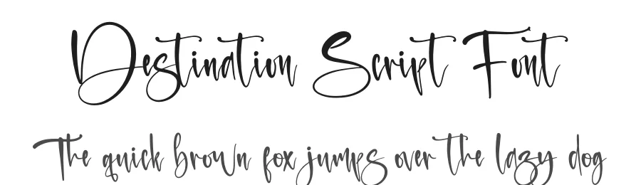 Destination Script Font by afterpaper — Script Handwritten Font