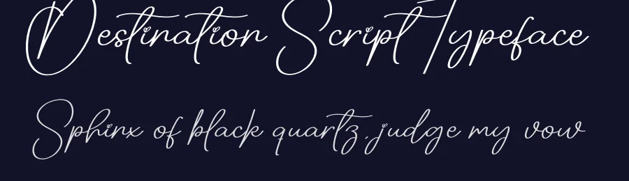 Destination Script Typeface by creativeletter — Script Handwritten Font — thumbnail 2