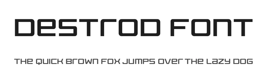 Destrod Font by Tanya Savchenko — Sans Serif Font