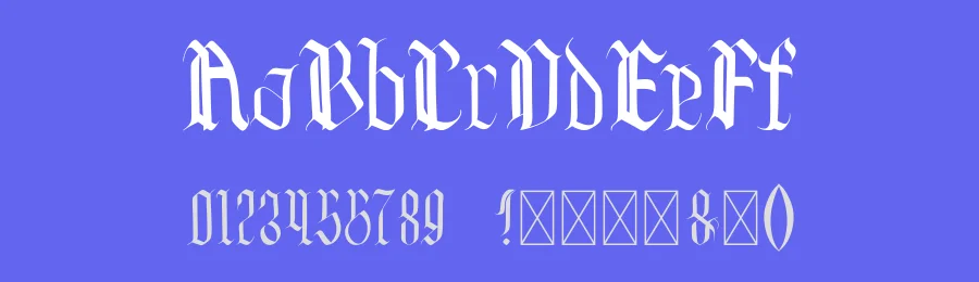 Destroys Blackletter Font by Sakti Avellin Sa — Blackletter Font — thumbnail 3
