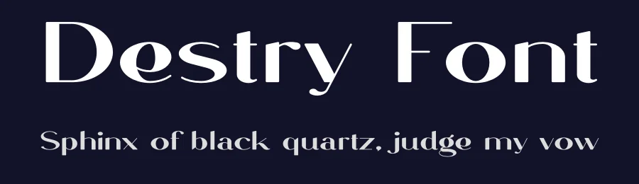 Destry Font by vpcreativeshop — Display Font — thumbnail 2