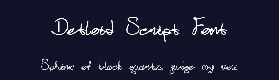 Detloid Script Font by Letternesia studio — Script Handwritten Font — thumbnail 2