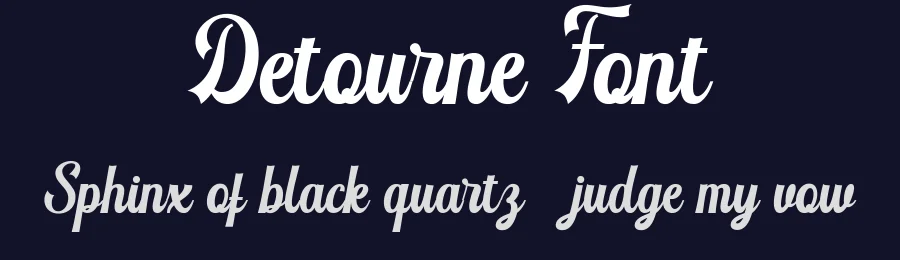 Detourne Font by Flawless And Co — Script Handwritten Font — thumbnail 2