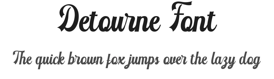 Detourne Font by Flawless And Co — Script Handwritten Font