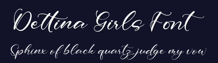 Dettina Girls Font by letterfabric — Script Handwritten Font — thumbnail 2
