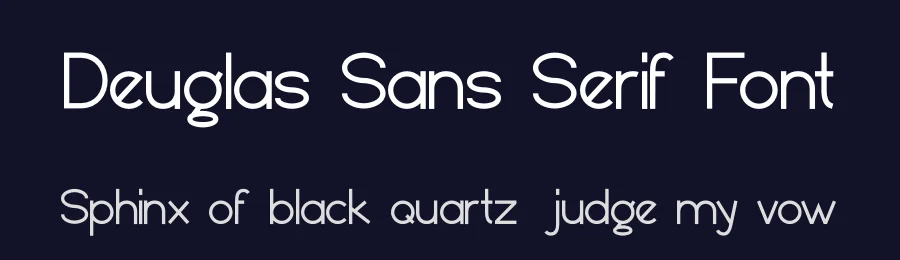 Deuglas Sans Serif Font by Sealoung — Sans Serif Font — thumbnail 2