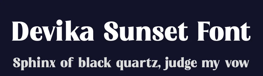Devika Sunset Font by timelesstype.co — Serif Font — thumbnail 2