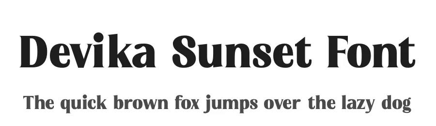 Devika Sunset Font by timelesstype.co — Serif Font
