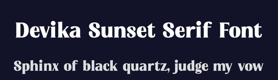 Devika Sunset Serif Font by timelesstype.co — Serif Font — thumbnail 2