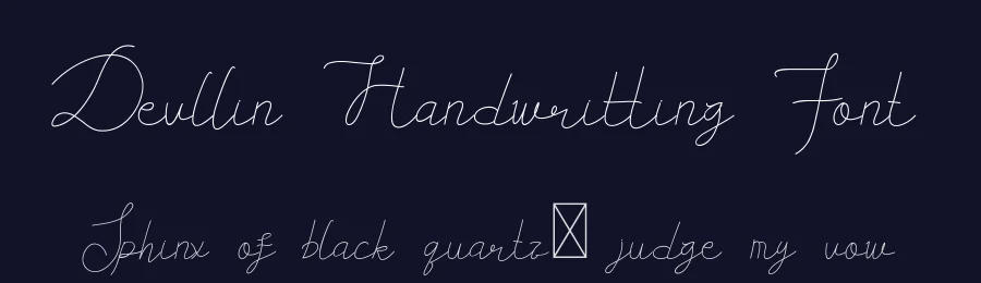 Devllin Handwritting Font by edricstudio — Script Handwritten Font — thumbnail 2