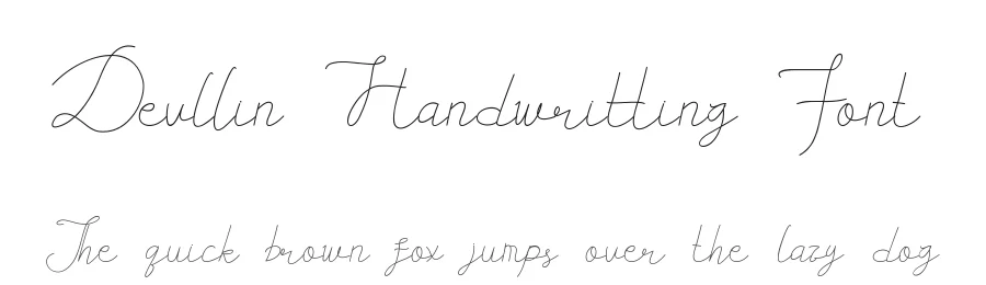 Devllin Handwritting Font by edricstudio — Script Handwritten Font