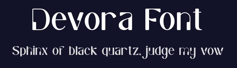 Devora Font by ErmediaStudio — Sans Serif Font — thumbnail 2