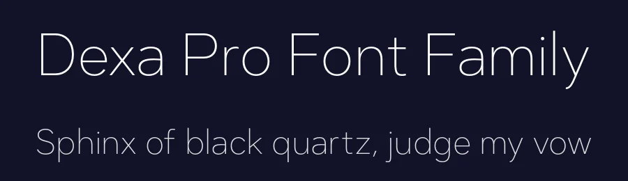 Dexa Pro Font Family by Artegra — Sans Serif Font — thumbnail 2