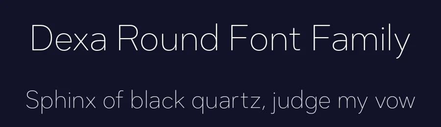 Dexa Round Font Family by Artegra — Sans Serif Font — thumbnail 2