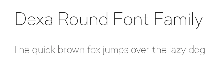 Dexa Round Font Family by Artegra β Sans Serif Font