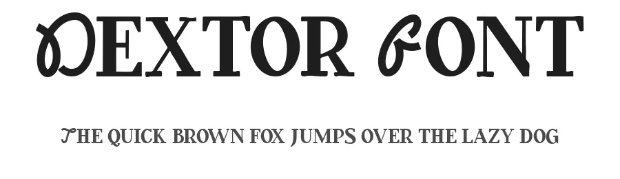Dextor Font by Lettermine — Display Font