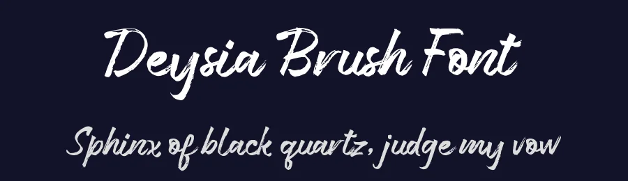 Deysia Brush Font by stripesstudio — Script Handwritten Font — thumbnail 2