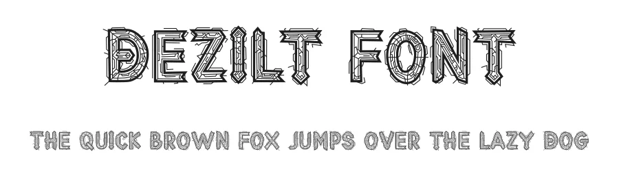 Dezilt Font by erifqizefont โ Decorative Font