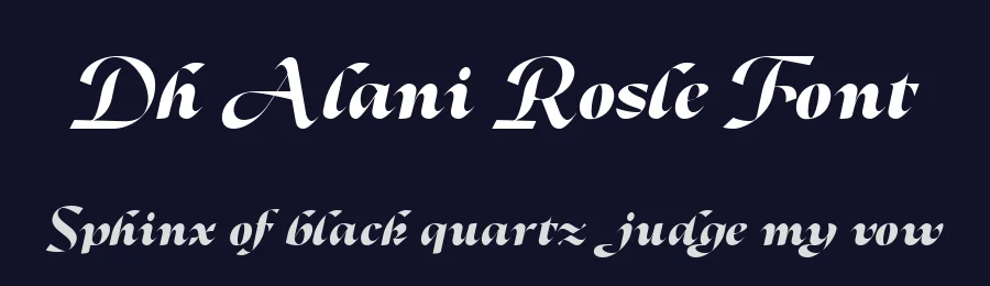 Dh Alani Rosle Font by Dharmas Studio — Serif Font — thumbnail 2