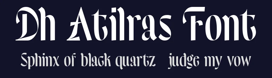 Dh Atilras Font by Dharmas Studio — Display Font — thumbnail 2