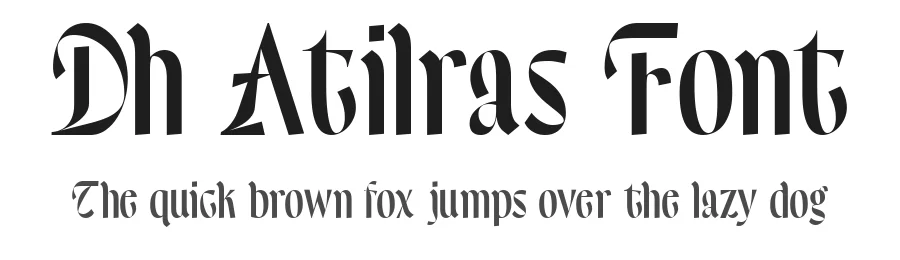 Dh Atilras Font by Dharmas Studio — Display Font